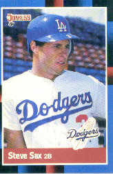 1988 Donruss Baseball Cards    176     Steve Sax